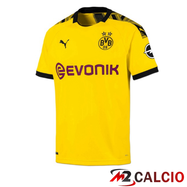 Maglie Calcio Personalizzate,Tute Calcio Squadre,Maglia Nazionale Italiana Calcio | Maglie Calcio Dortmund BVB Retro Prima Giallo 2019-2020