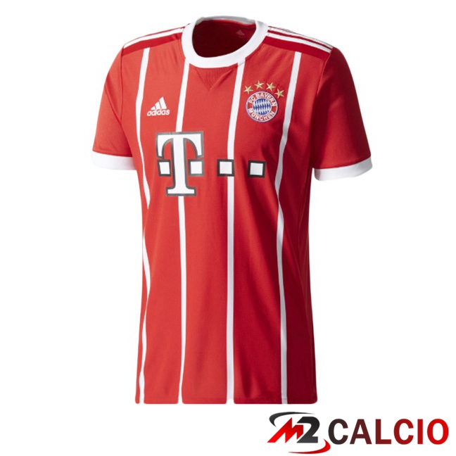 Maglie Calcio Personalizzate,Tute Calcio Squadre,Maglia Nazionale Italiana Calcio | Maglie Calcio Bayern Monaco Retro Prima Rosso 2017-2018