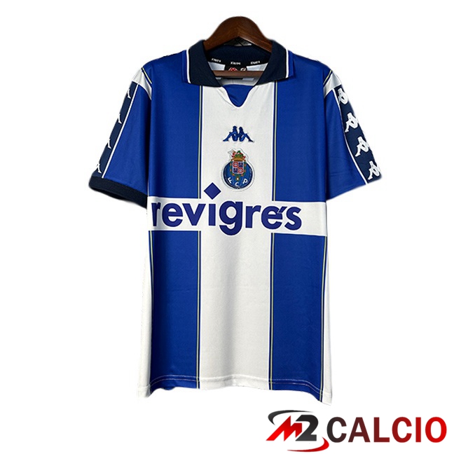 Maglie Calcio Personalizzate,Tute Calcio Squadre,Maglia Nazionale Italiana Calcio | Maglie Calcio FC Porto Retro Prima Bianco Blu 1999-2000