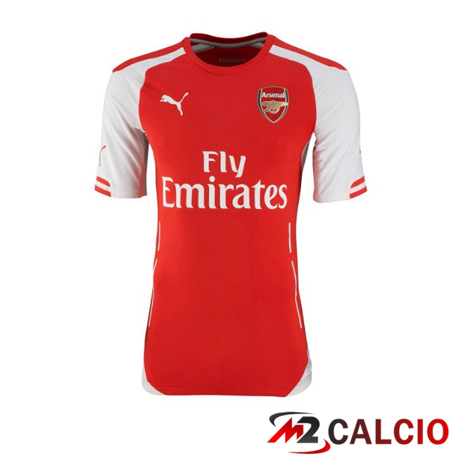 Maglie Calcio Arsenal Retro Prima Rosso Bianco 2014-2015