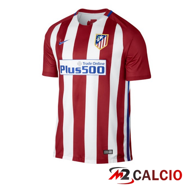 Maglie Calcio Personalizzate,Tute Calcio Squadre,Maglia Nazionale Italiana Calcio | Maglie Calcio Atletico Madrid Retro Prima Rosso 2016-2017