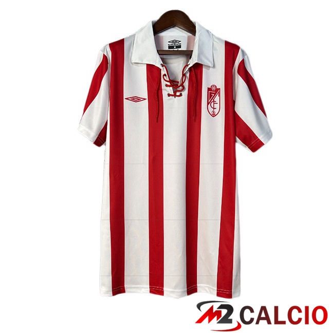 Maglie Calcio Personalizzate,Tute Calcio Squadre,Maglia Nazionale Italiana Calcio | Maglie Calcio Granada CF Retro Prima Bianco Rosso 2005-2006