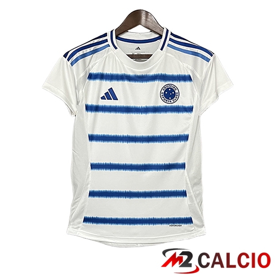 Maglie Calcio Personalizzate,Tute Calcio Squadre,Maglia Nazionale Italiana Calcio | Maglie Calcio Cruzeiro EC Donna Seconda 2025/2026