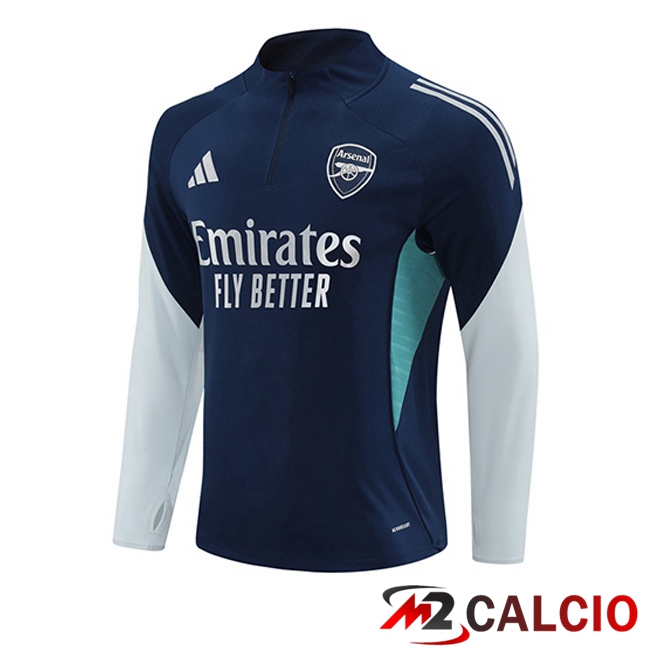 Maglie Calcio Personalizzate,Tute Calcio Squadre,Maglia Nazionale Italiana Calcio | Felpa Allenamento Arsenal Blu Reale 2025/2026