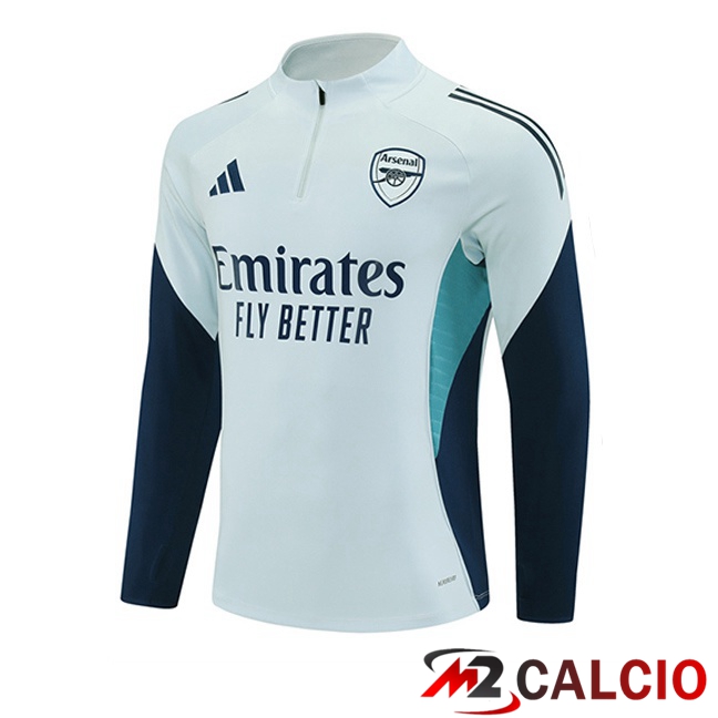 Maglie Calcio Personalizzate,Tute Calcio Squadre,Maglia Nazionale Italiana Calcio | Felpa Allenamento Arsenal Grigio 2025/2026