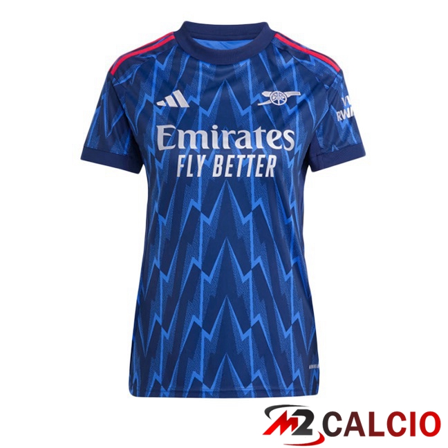 Maglie Calcio Personalizzate,Tute Calcio Squadre,Maglia Nazionale Italiana Calcio | Maglie Calcio Arsenal Donna Seconda Blu Reale 2025/2026