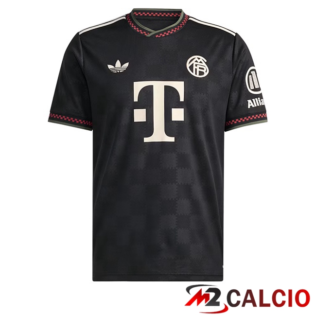 Maglie Calcio Personalizzate,Tute Calcio Squadre,Maglia Nazionale Italiana Calcio | Maglie Calcio Bayern Monaco Terza Nero 2025/2026