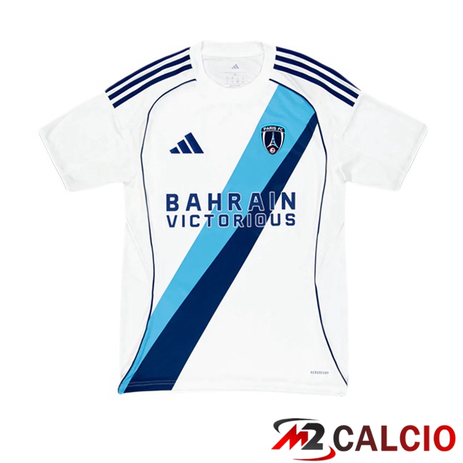 Maglie Calcio Personalizzate,Tute Calcio Squadre,Maglia Nazionale Italiana Calcio | Maglie Calcio Paris FC Seconda Bianco 2025/2026