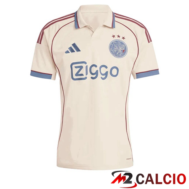 Maglie Calcio Personalizzate,Tute Calcio Squadre,Maglia Nazionale Italiana Calcio | Maglie Calcio AFC Ajax Terza Giallo 2025/2026