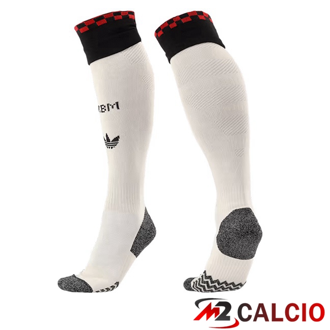 Maglie Calcio Personalizzate,Tute Calcio Squadre,Maglia Nazionale Italiana Calcio | Calzini Calcio Bayern Monaco Terza Bianco 2025/2026