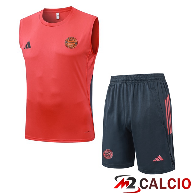Maglie Calcio Personalizzate,Tute Calcio Squadre,Maglia Nazionale Italiana Calcio | Canotta Allenamento Bayern Monaco + Pantaloncini Arancia 2025/2026