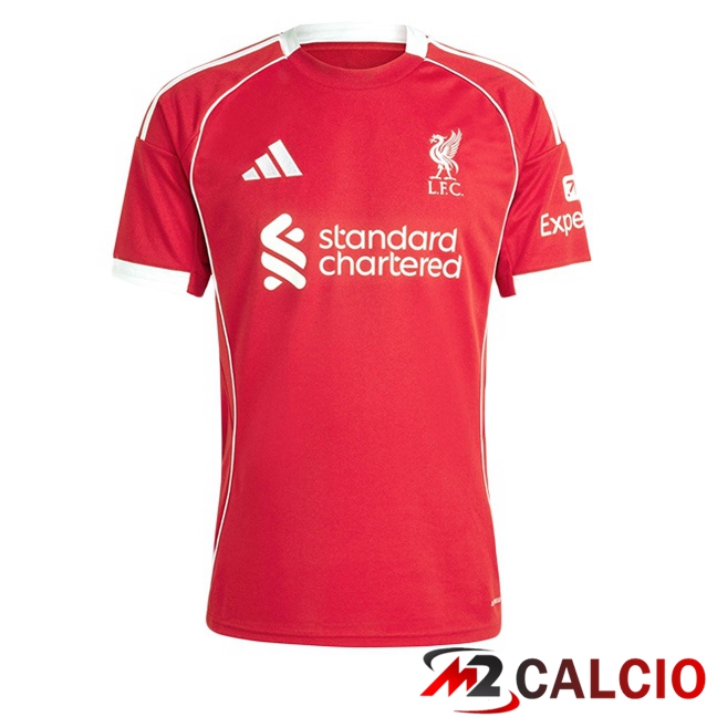 Maglie Calcio Personalizzate,Tute Calcio Squadre,Maglia Nazionale Italiana Calcio | Maglie Calcio FC Liverpool Prima Rosso 2025/2026