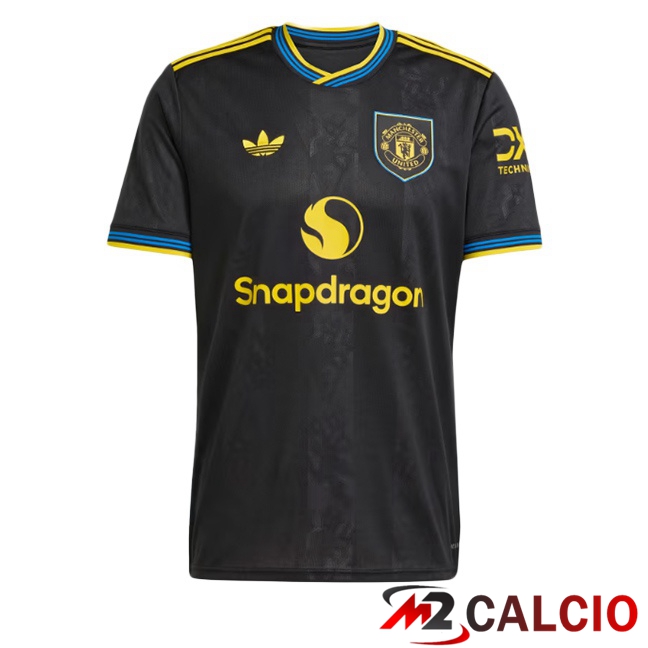 Maglie Calcio Personalizzate,Tute Calcio Squadre,Maglia Nazionale Italiana Calcio | Maglie Calcio Manchester United Terza Nero 2025/2026
