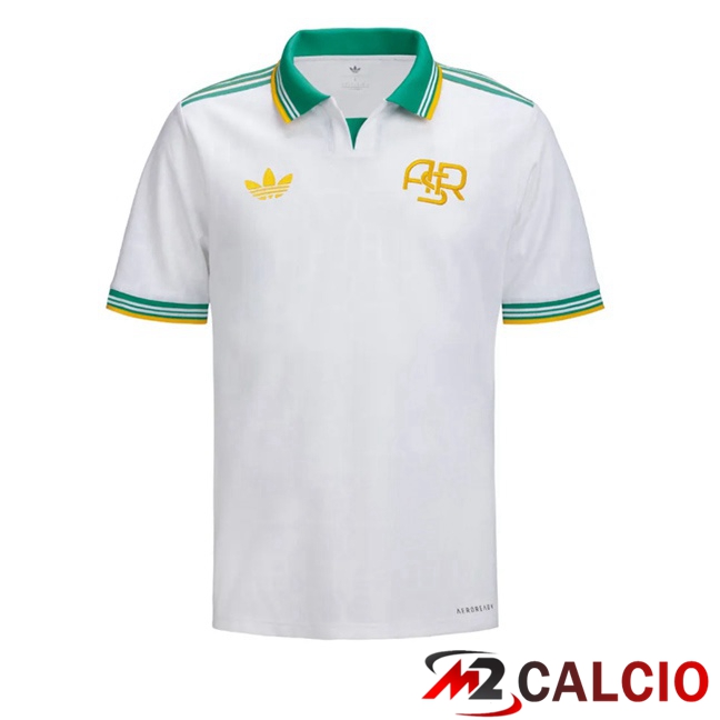 Maglie Calcio Personalizzate,Tute Calcio Squadre,Maglia Nazionale Italiana Calcio | Maglie Calcio AS Roma Terza Bianco 2025/2026