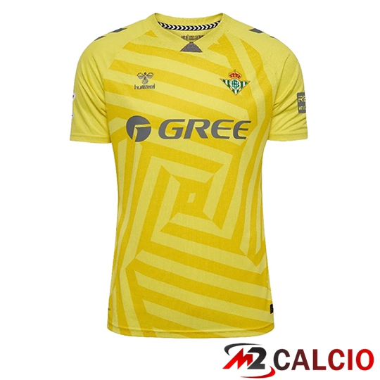 Maglie Calcio Personalizzate,Tute Calcio Squadre,Maglia Nazionale Italiana Calcio | Maglie Calcio Real Betis Portiere Giallo 2025/2026