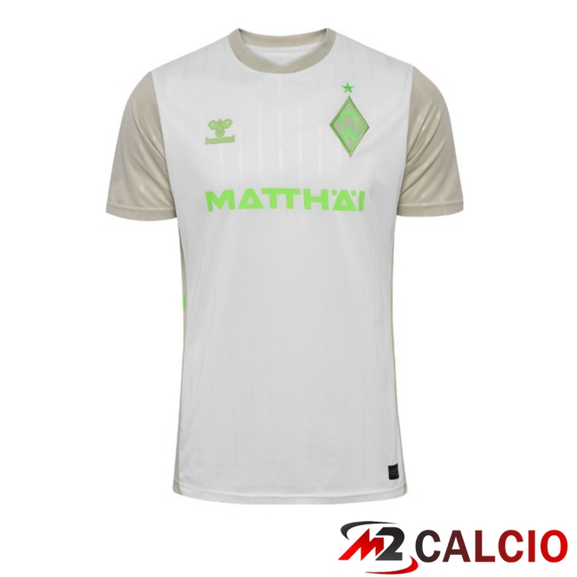 Maglie Calcio Personalizzate,Tute Calcio Squadre,Maglia Nazionale Italiana Calcio | Maglie Calcio SV Werder Bremen Seconda Bianco 2025/2026