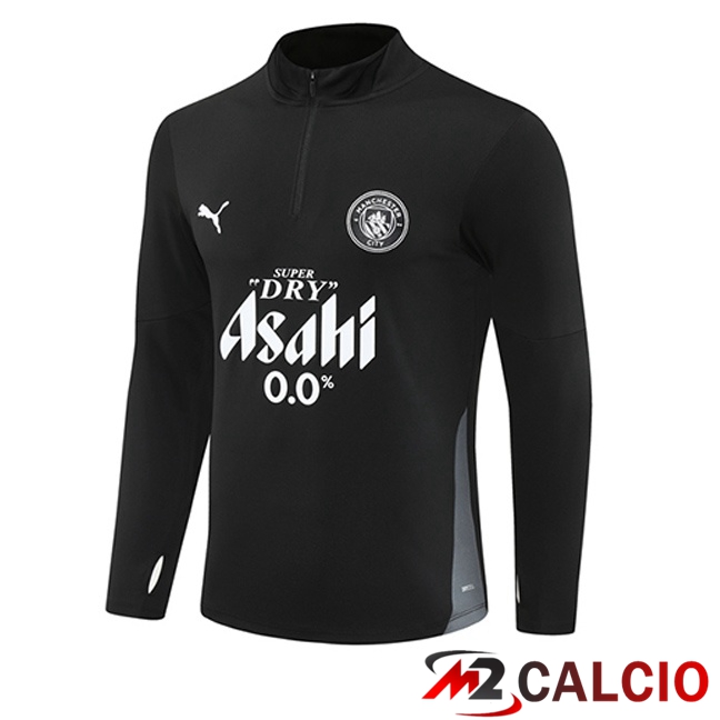 Maglie Calcio Personalizzate,Tute Calcio Squadre,Maglia Nazionale Italiana Calcio | Felpa Allenamento Manchester City Nero 2025/2026