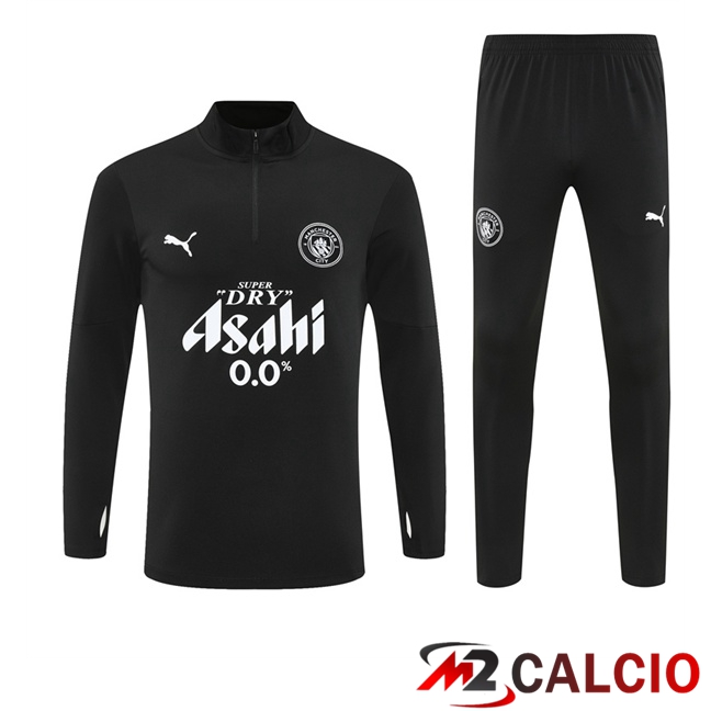 Maglie Calcio Personalizzate,Tute Calcio Squadre,Maglia Nazionale Italiana Calcio | Insieme Tuta Calcio Manchester City Nero 2025/2026