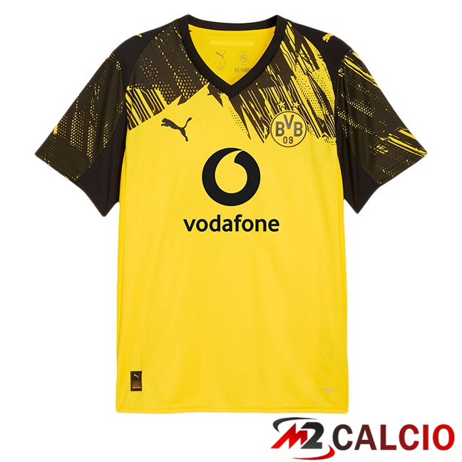 Maglie Calcio Personalizzate,Tute Calcio Squadre,Maglia Nazionale Italiana Calcio | Maglie Calcio Dortmund BVB Prima Giallo 2025/2026