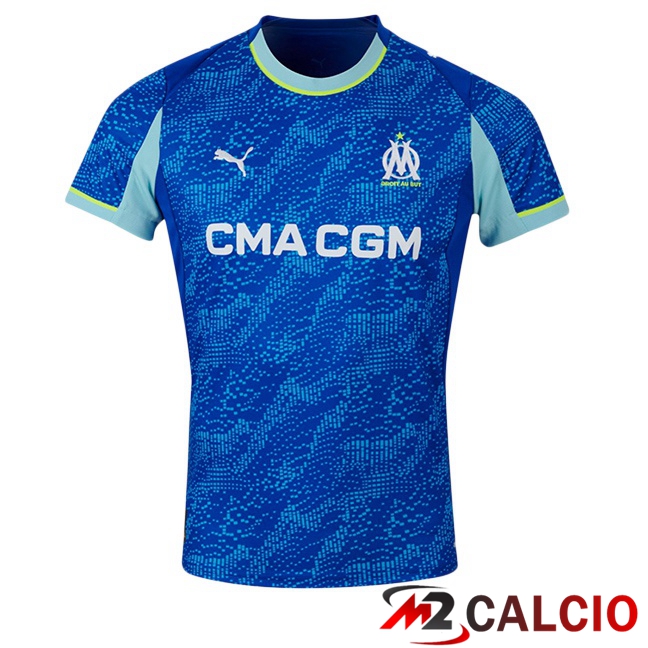 Maglie Calcio Personalizzate,Tute Calcio Squadre,Maglia Nazionale Italiana Calcio | Maglie Calcio Marsiglia OM Terza Blu 2025/2026