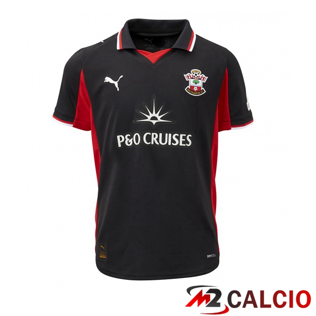 Maglie Calcio Personalizzate,Tute Calcio Squadre,Maglia Nazionale Italiana Calcio | Maglie Calcio Southampton FC Terza Nero 2025/2026