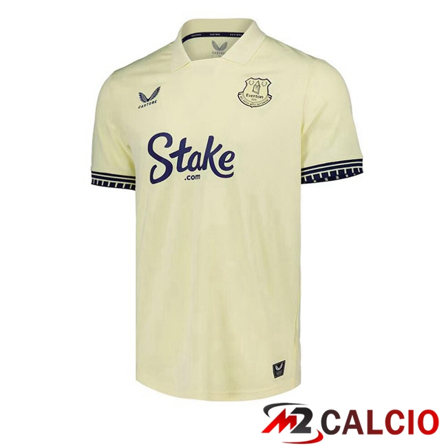 Maglie Calcio Personalizzate,Tute Calcio Squadre,Maglia Nazionale Italiana Calcio | Maglie Calcio Everton Seconda Giallo 2025/2026