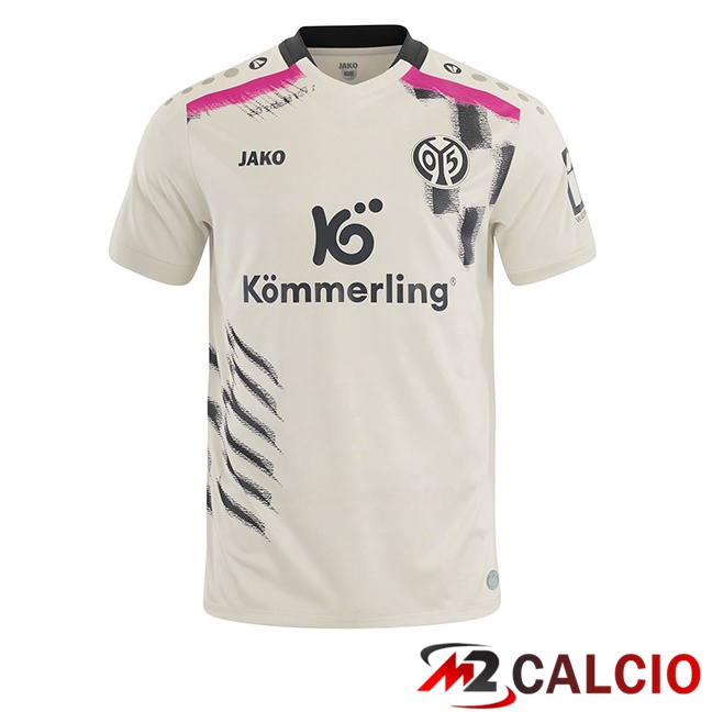 Maglie Calcio Personalizzate,Tute Calcio Squadre,Maglia Nazionale Italiana Calcio | Maglie Calcio FSV Mainz 05 Terza Bianco 2025/2026