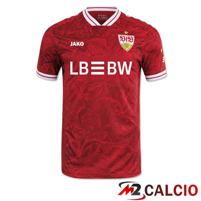 Maglie Calcio Personalizzate,Tute Calcio Squadre,Maglia Nazionale Italiana Calcio | Maglie Calcio VfB Stuttgart Seconda Rosso 2025/2026