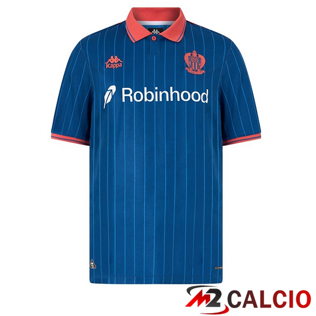 Maglie Calcio Personalizzate,Tute Calcio Squadre,Maglia Nazionale Italiana Calcio | Maglie Calcio OGC Nice Terza Blu 2025/2026