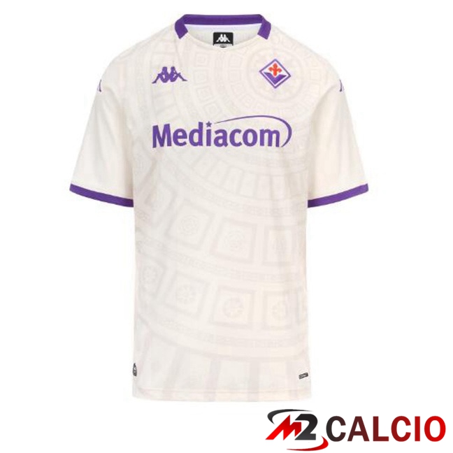 Maglie Calcio Personalizzate,Tute Calcio Squadre,Maglia Nazionale Italiana Calcio | Maglie Calcio ACF Fiorentina Seconda Bianco 2025/2026