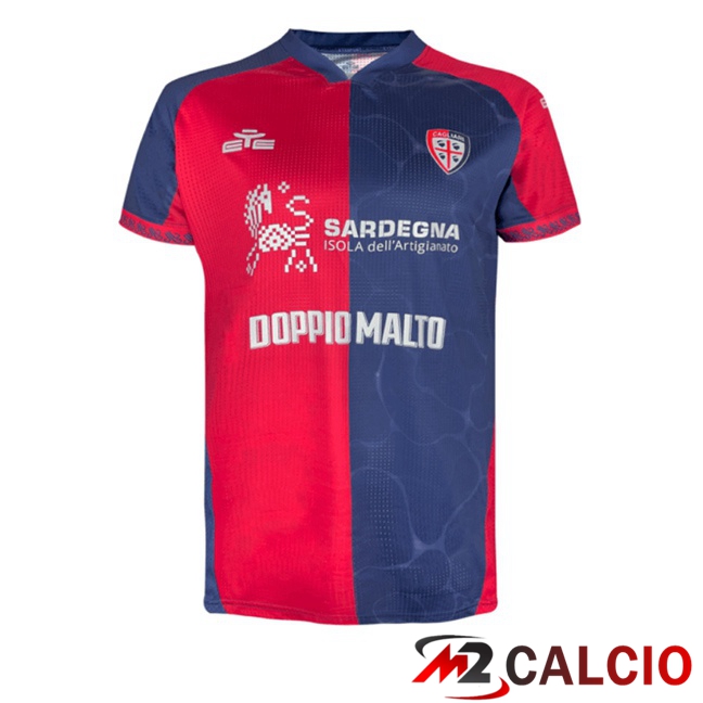 Maglie Calcio Personalizzate,Tute Calcio Squadre,Maglia Nazionale Italiana Calcio | Maglie Calcio Cagliari Calcio Prima Blu Rosso 2025/2026