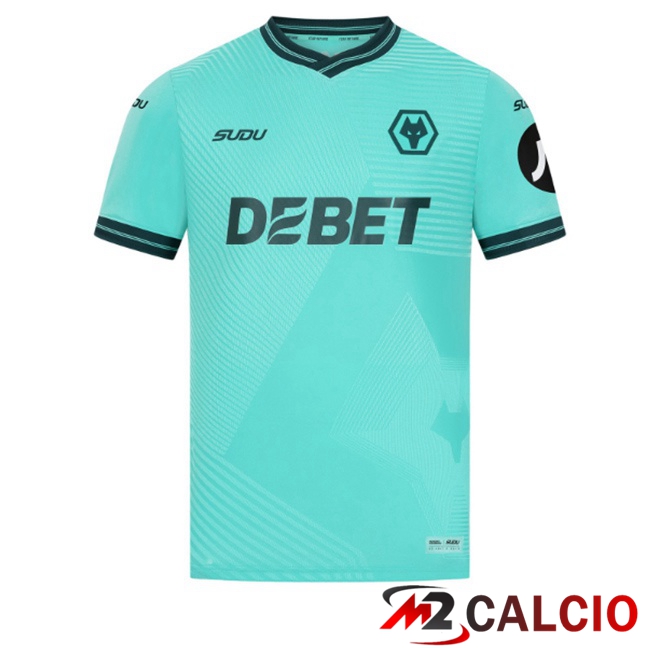 Maglie Calcio Personalizzate,Tute Calcio Squadre,Maglia Nazionale Italiana Calcio | Maglie Calcio Wolves Seconda Verde 2025/2026