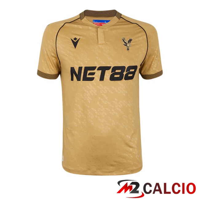 Maglie Calcio Personalizzate,Tute Calcio Squadre,Maglia Nazionale Italiana Calcio | Maglie Calcio Crystal Palace Edizione Speciale Giallo 2025/2026