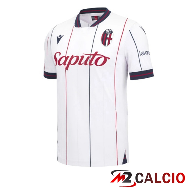 Maglie Calcio Personalizzate,Tute Calcio Squadre,Maglia Nazionale Italiana Calcio | Maglie Calcio Bologna Seconda Bianco 2025/2026