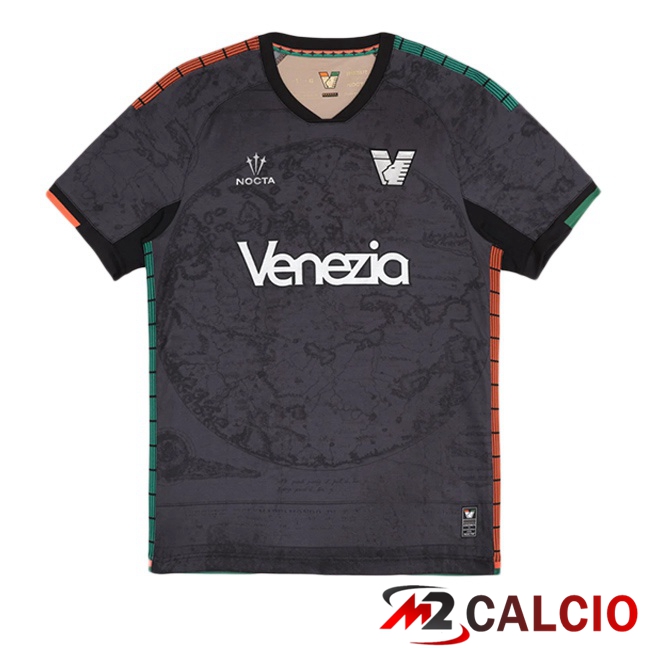 Maglie Calcio Personalizzate,Tute Calcio Squadre,Maglia Nazionale Italiana Calcio | Maglie Calcio Venise FC Prima Nero 2025/2026