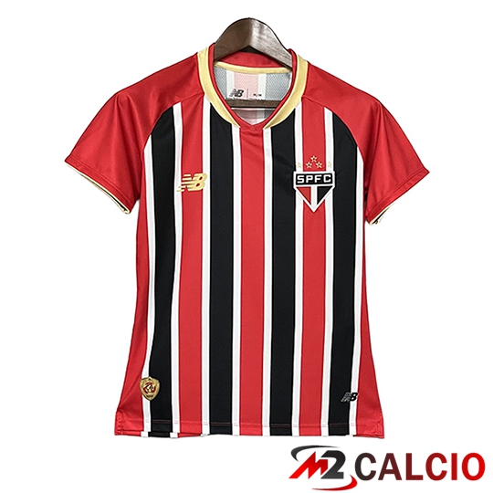 Maglie Calcio Personalizzate,Tute Calcio Squadre,Maglia Nazionale Italiana Calcio | Maglie Calcio Sao Paulo FC Donna Seconda 2025/2026