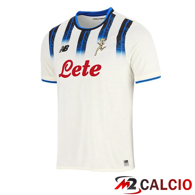 Maglie Calcio Personalizzate,Tute Calcio Squadre,Maglia Nazionale Italiana Calcio | Maglie Calcio Atalanta Seconda Bianco 2025/2026