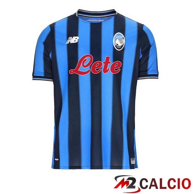 Maglie Calcio Personalizzate,Tute Calcio Squadre,Maglia Nazionale Italiana Calcio | Maglie Calcio Atalanta Prima Blu Nero 2025/2026