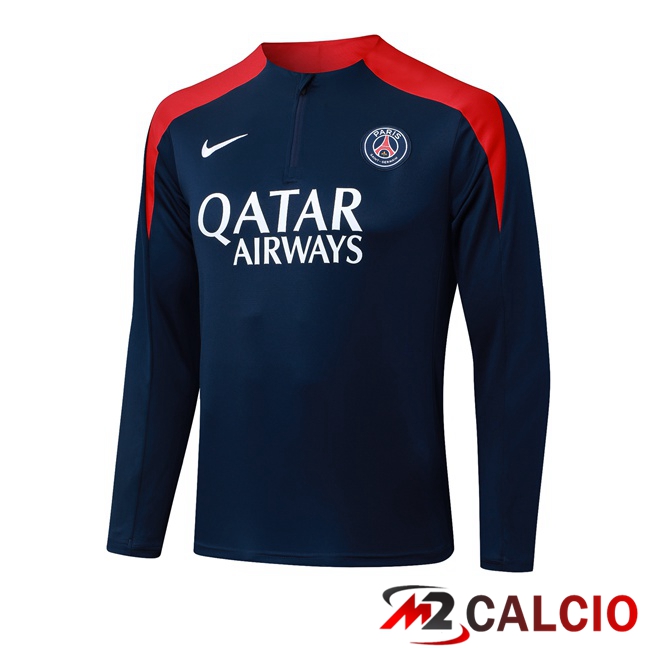 Maglie Calcio Personalizzate,Tute Calcio Squadre,Maglia Nazionale Italiana Calcio | Felpa Allenamento Paris PSG Blu Reale 2025/2026
