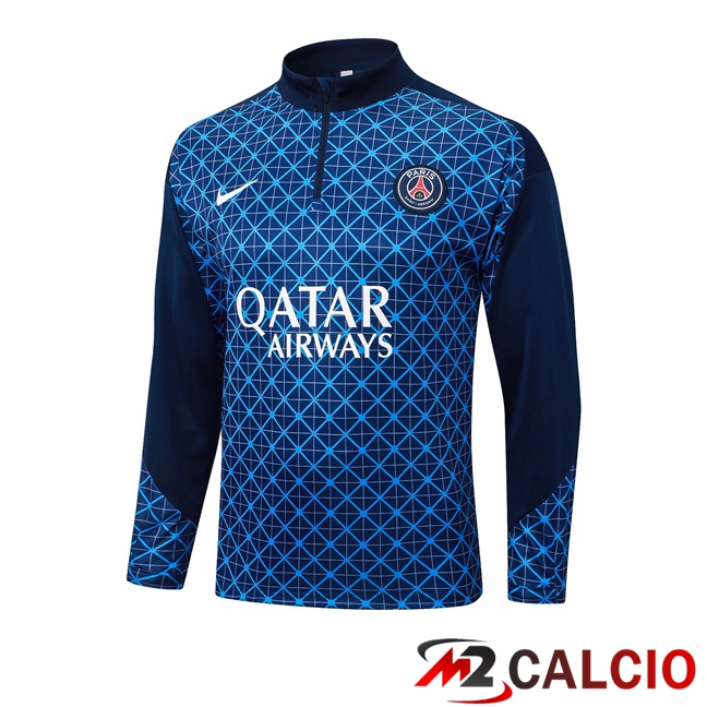 Maglie Calcio Personalizzate,Tute Calcio Squadre,Maglia Nazionale Italiana Calcio | Felpa Allenamento Paris PSG Blu Reale 2025/2026