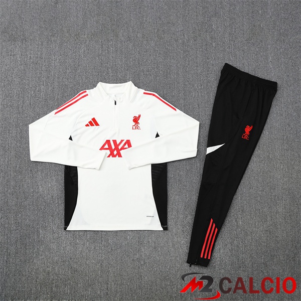 Insieme Tuta Calcio FC Liverpool Bianco 2025/2026