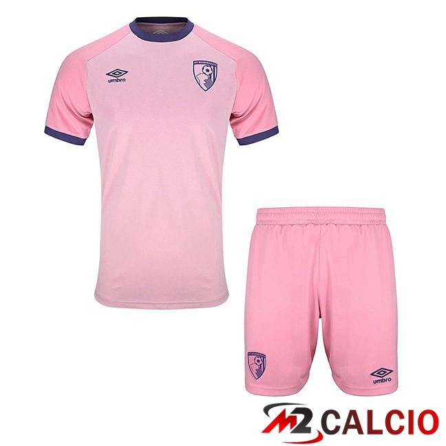 Maglie Calcio Personalizzate,Tute Calcio Squadre,Maglia Nazionale Italiana Calcio | Maglie Calcio AFC Bournemouth Bambino Terza Rosa 2025/2026
