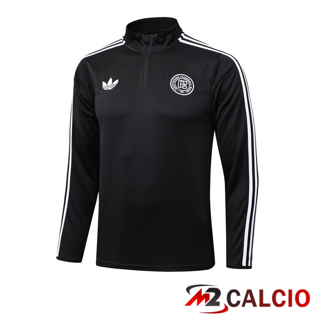 Maglie Calcio Personalizzate,Tute Calcio Squadre,Maglia Nazionale Italiana Calcio | Felpa Allenamento Germania Nero 2025/2026