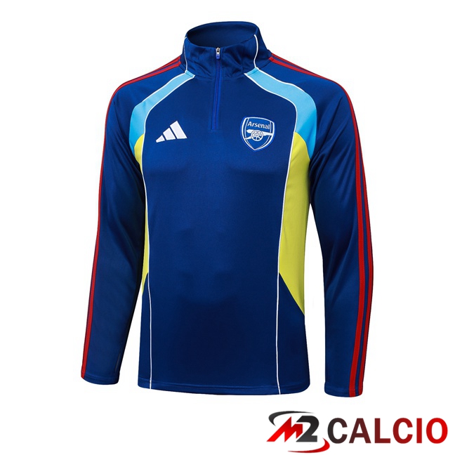 Maglie Calcio Personalizzate,Tute Calcio Squadre,Maglia Nazionale Italiana Calcio | Felpa Allenamento Arsenal Blu 2025/2026