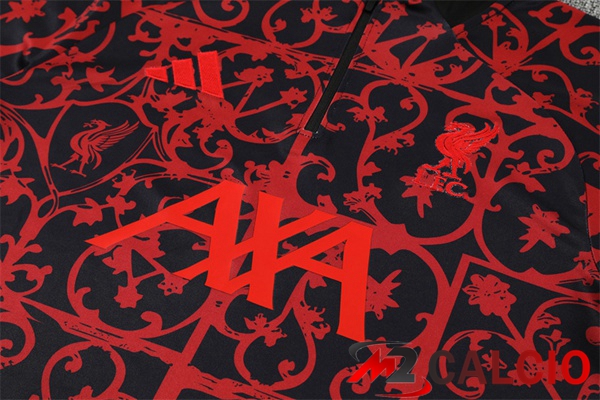 Insieme Tuta Calcio FC Liverpool Nero Rosso 2025/2026