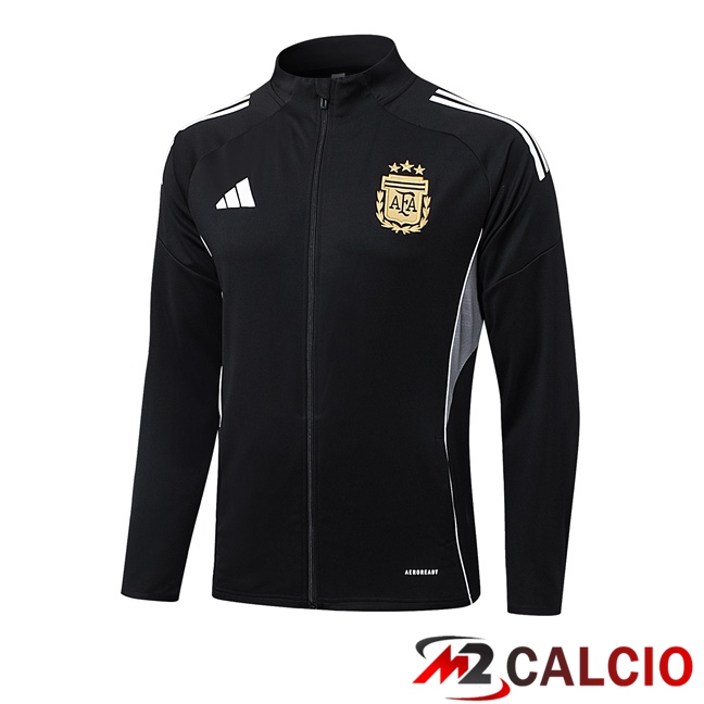 Maglie Calcio Personalizzate,Tute Calcio Squadre,Maglia Nazionale Italiana Calcio | Giacca Calcio Argentina Nero 2025/2026