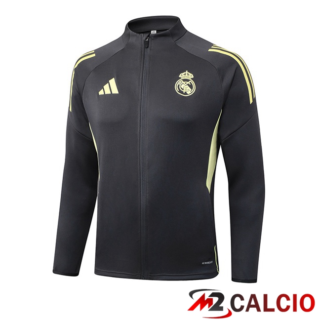 Giacca Calcio Real Madrid Grigio 2025/2026