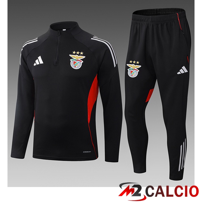 Insieme Tuta Calcio S.L Benfica Bambino Nero 2025/2026