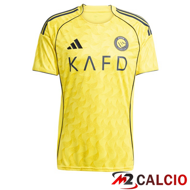 Maglie Calcio Personalizzate,Tute Calcio Squadre,Maglia Nazionale Italiana Calcio | Maglie Calcio Al-Nassr FC Prima Giallo 2025/2026