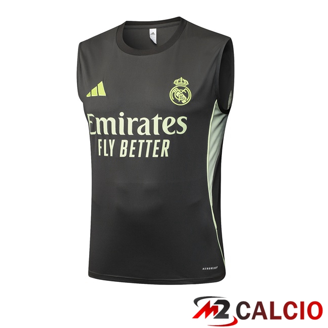 Maglie Calcio Personalizzate,Tute Calcio Squadre,Maglia Nazionale Italiana Calcio | Canotta Allenamento Real Madrid Verde 2025/2026